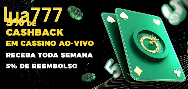 Promoções do cassino ao Vivo lua777